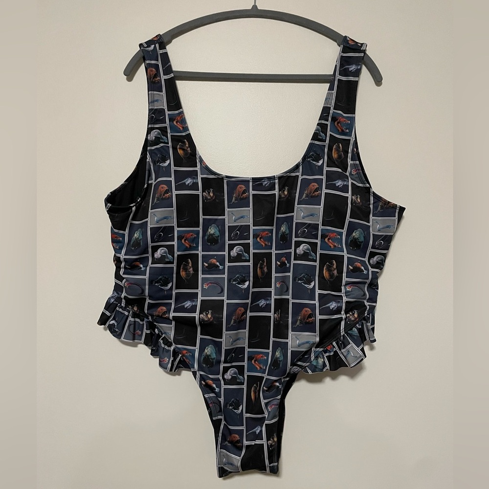 NWT Fashion Brand Company Cute Fish One-piece Swimsuit